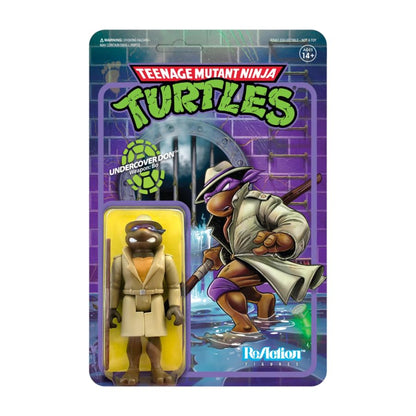 Super7 Teenage Mutant Ninja Turtles (TV'87) Undercover Donatello ReAction 3.75" Action Figure