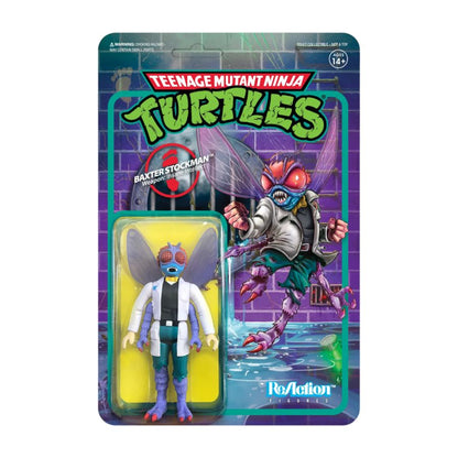 Super7 Teenage Mutant Ninja Turtles (TV'87) Baxter Stockman ReAction 3.75" Action Figure