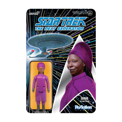 Super7 Star Trek: The Next Generation Guinan ReAction 3.75" Action Figure