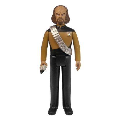 Super7 Star Trek: The Next Generation Worf ReAction 3.75" Action Figure