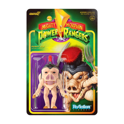Super7 Power Rangers Pudgy Pig ReAction 3.75" Action Figure