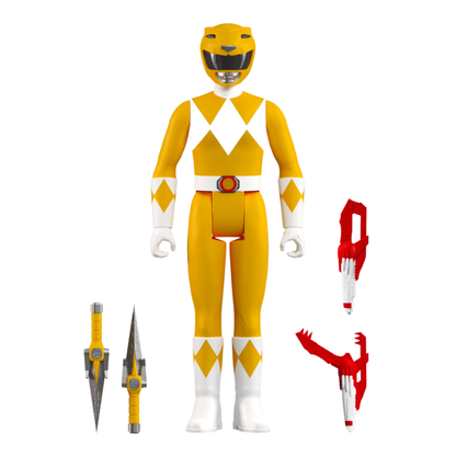Super7 Power Rangers Yellow Ranger ReAction 3.75" Action Figure