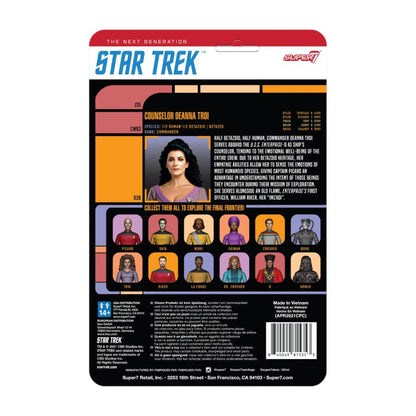 Super7 Star Trek: The Next Generation Counselor Troi ReAction 3.75" Action Figure