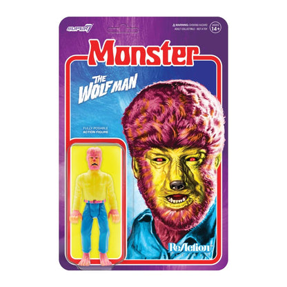 Super7 Universal Monsters The Wolf Man  (Costume Colors) Reaction 3.75" Figure