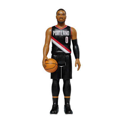 Super7 NBA Damian Lillard Portland Trail Blazers Supersports ReAction 3.75" Action Figure