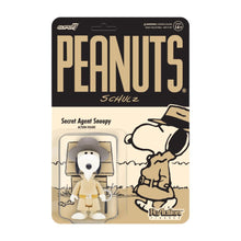 Super7 Peanuts Secret Agent Snoopy ReAction 3.75" Action Figure