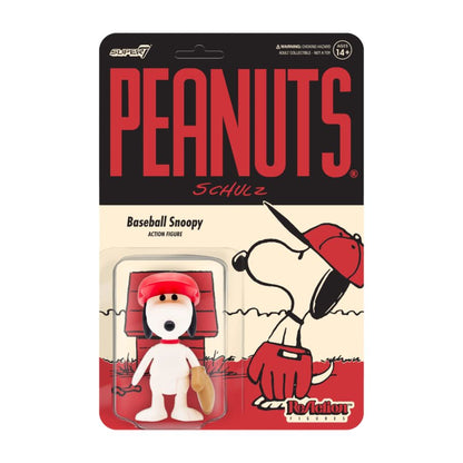 Super7 Peanuts Baseball Snoopy ReAction 3.75" Action Figure