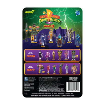 Super7 Power Rangers Rito Revolto ReAction 3.75" Action Figure