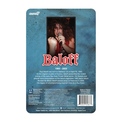 Super7 Exodus Paul Baloff ReAction 3.75" Action Figure