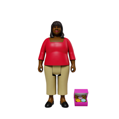 Super7 Parks and Recreation Donna Meagle ReAction 3.75" Action Figure