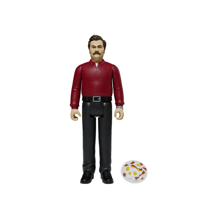 Super7 Parks and Recreation Ron Swanson ReAction 3.75" Action Figure