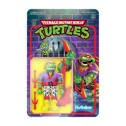 Super7 Teenage Mutant Ninja Turtles (TV'87) Heavy Metal Raphael ReAction 3.75" Action Figure