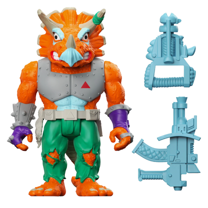 Super7 Teenage Mutant Ninja Turtles (TV'87) Triceratron ReAction 3.75" Action Figure