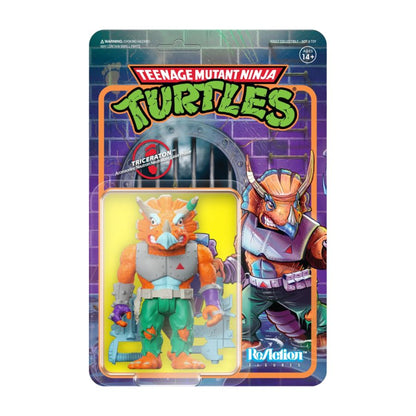 Super7 Teenage Mutant Ninja Turtles (TV'87) Triceratron ReAction 3.75" Action Figure