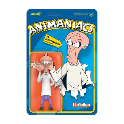 Super7 Animaniacs Dr. Scratchansniff ReAction 3.75" Action Figure