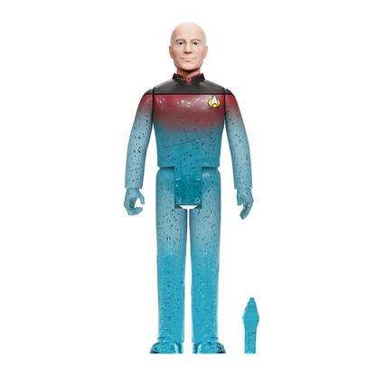 Super7 Star Trek: The Next Generation Captain Picard Transporter ReAction 3.75" Action Figure