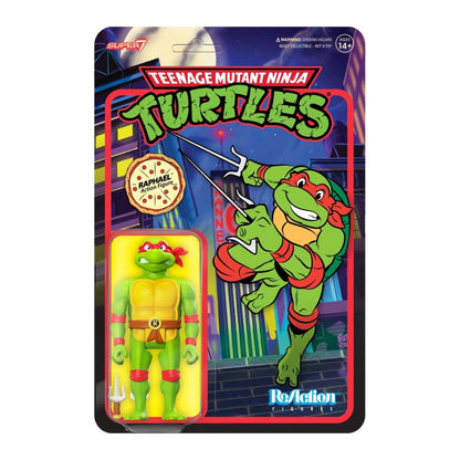 Super7 Teenage Mutant Ninja Turtles (TV'87) Raphael Toon Reaction 3.75" Figure