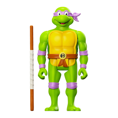 Super7 Teenage Mutant Ninja Turtles (TV'87) Donatello Toon Reaction 3.75" Figure