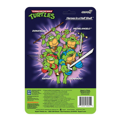 Super7 Teenage Mutant Ninja Turtles (TV'87) Donatello Toon Reaction 3.75" Figure