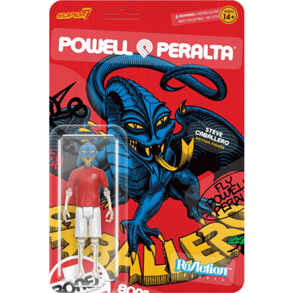 Super7 Powell Peralta Steve Caballero Dragon [Animal Chin] ReAction 3.75" Action Figure [Wave 5]