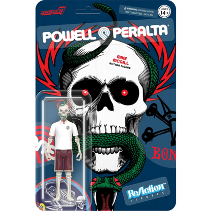 Super7 Powell Peralta Mike McGill [Mt. Trashmore '85] ReAction 3.75" Action Figure [Wave 5]