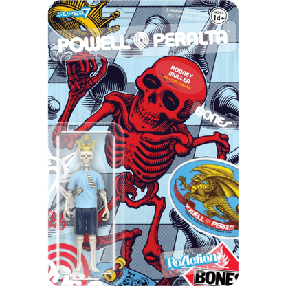 Super7 Powell Peralta Rodney Mullen ReAction 3.75" Action Figure [Wave 5]