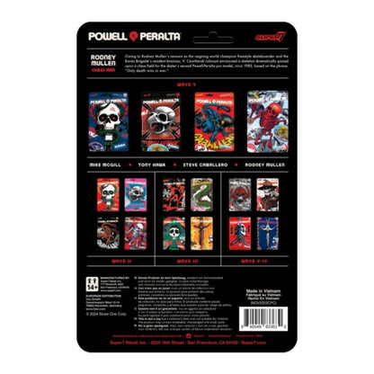 Super7 Powell Peralta Rodney Mullen ReAction 3.75" Action Figure [Wave 5]