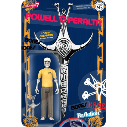 Super7 Powell Peralta Tommy Guerrero [V8 Dagger/Sacto '86] ReAction 3.75" Action Figure [Wave 4]