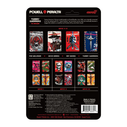 Super7 Powell Peralta Tommy Guerrero [V8 Dagger/Sacto '86] ReAction 3.75" Action Figure [Wave 4]