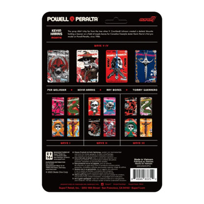 Super7 Powell Peralta Kevin Harris ReAction 3.75" Action Figure [Wave 4]