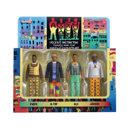 Super7 A Tribe Called Quest People's Instinctive Travels & the Paths of Rhythm ReAction Figure Set