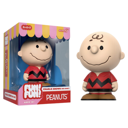 Super7 Peanuts Charlie Brown (Red Shirt) Fun! Fun Figure