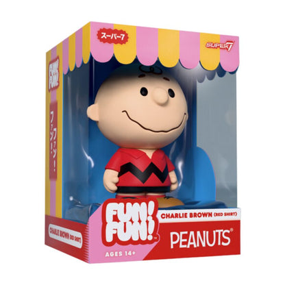 Super7 Peanuts Charlie Brown (Red Shirt) Fun! Fun Figure