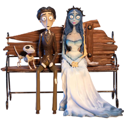 SD Toys Corpse Bride Victor and Emily on Bench 1:10 Scale Figure Set