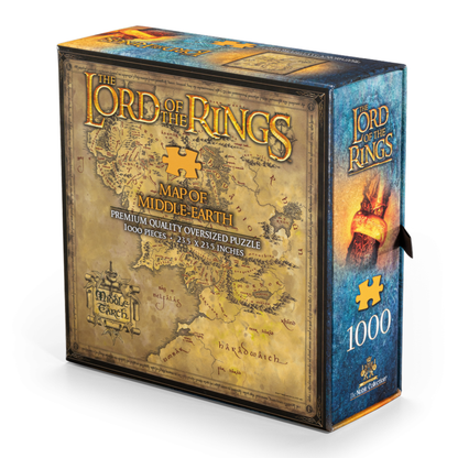 Noble Collection The Lord of the Rings Map of Middle Earth 1000pc Puzzle