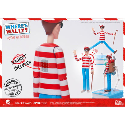 Blitzway Where's Wally? Wally Deluxe 1:12 Scale 6" Action Figure