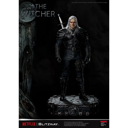 Blitzway The Witcher (TV) Geralt of Rivia 1:4 Scale Statue