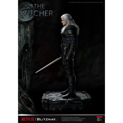 Blitzway The Witcher (TV) Geralt of Rivia 1:4 Scale Statue