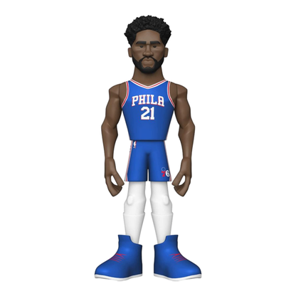 Funko Pop NBA: Philadelphia 76ers Joel Embiid (with Chase) 12" Vinyl Gold