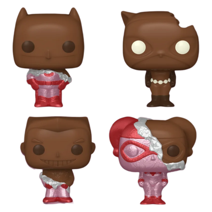 Funko Pop DC Comics: Valentines 2024 Pocket Pop Heart Box 4 Pack