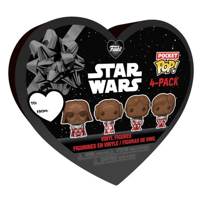 Funko Pop Star Wars: Valentines 2024 Pocket Pop Heart Box 4 Pack