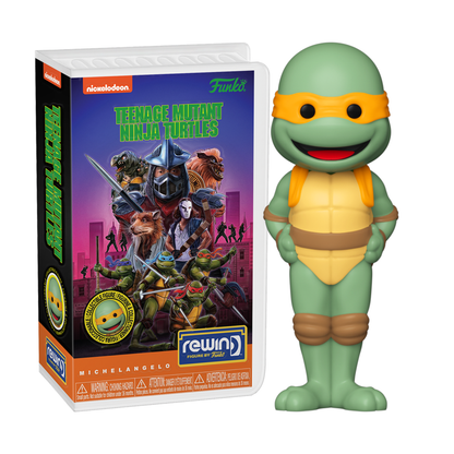 Funko Pop Teenage Mutant Ninja Turtles (Movie) Michelangelo Rewind Figure