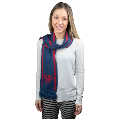 Ikon Collectables DC Comics Superman Logo Scarf