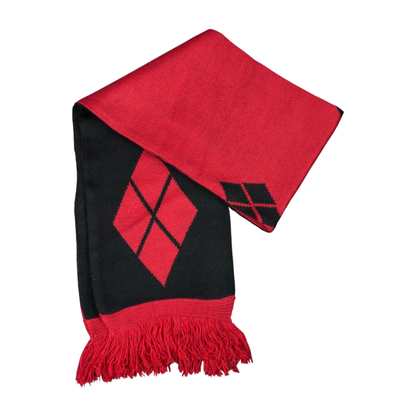 Ikon Collectables DC Comics Harley Quinn Diamond Pattern Scarf
