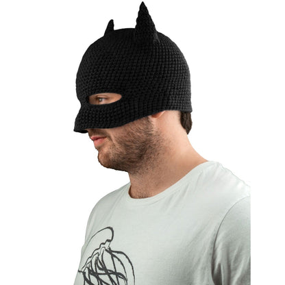 Ikon Collectables DC Comics Batman Cowl Knit Beanie (Black)