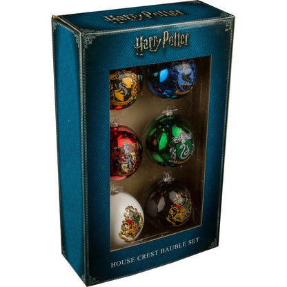 Ikon Collectables Harry Potter House Crest Bauble Set