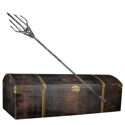 Ikon Collectables Justice League (2017) Aquaman's Trident with Treasure Chest Life Size Replica