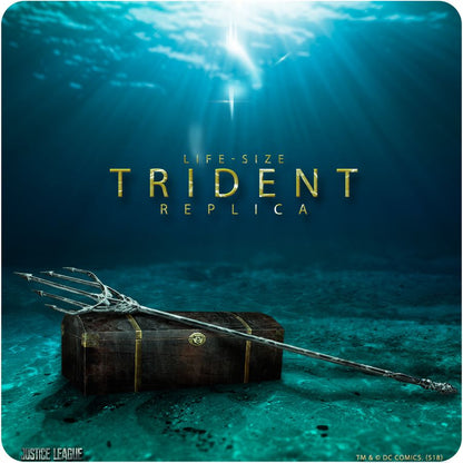 Ikon Collectables Justice League (2017) Aquaman's Trident with Treasure Chest Life Size Replica