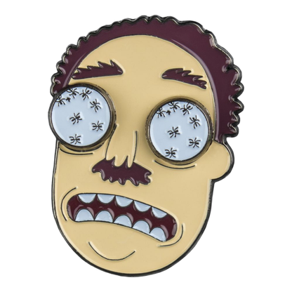 Ikon Collectables Rick and Morty Ants in my Eyes Johnson Spinning Enamel Pin