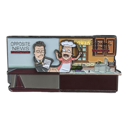 Ikon Collectables Rick and Morty Michael & Pichael Sliding Enamel Pin